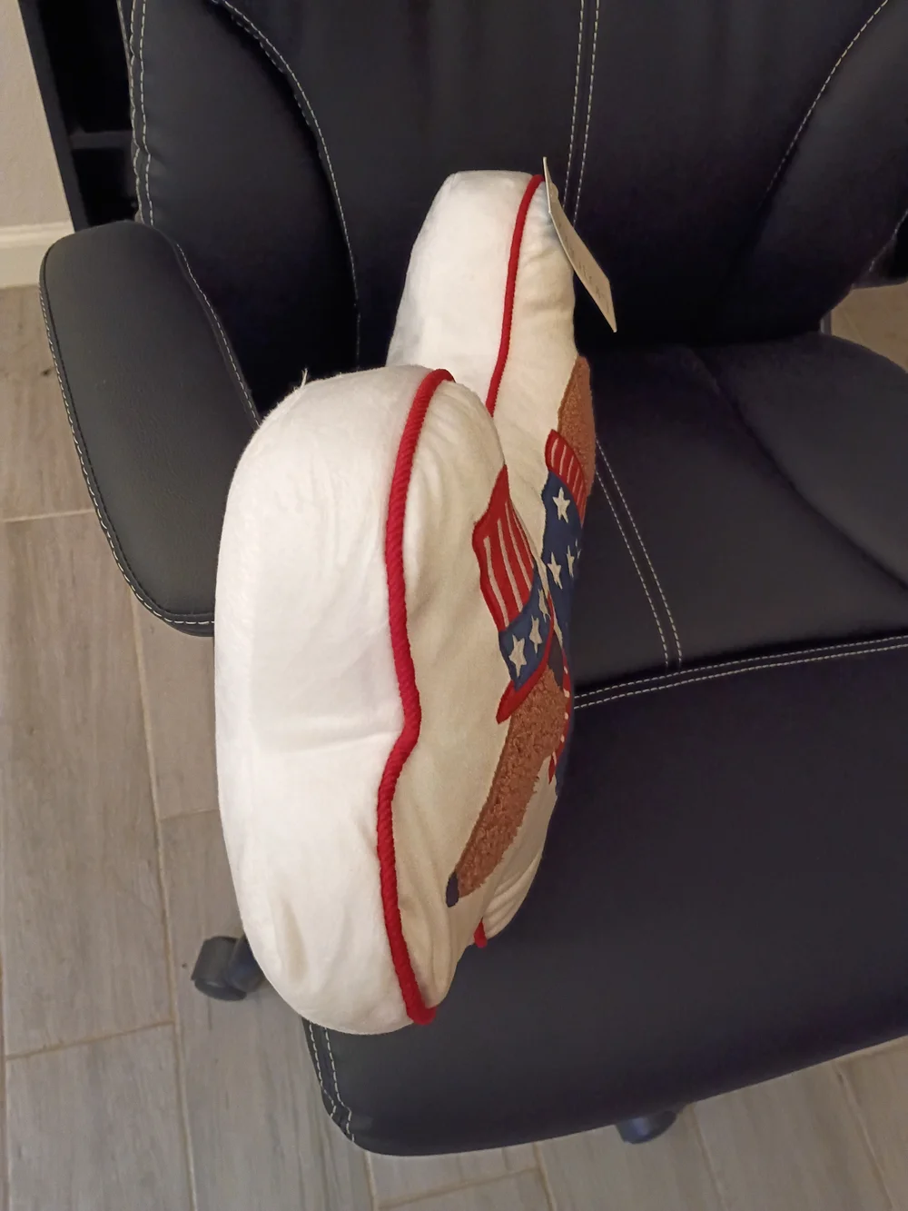 Soho Loft Patriotic Dachshund Decorative Pillow - Red, White & Blue
